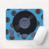 ビニール33 RPMの記録1955ラベル2 マウスパッド (マウス)