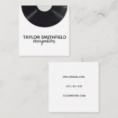 ビニール スクエア名刺 (正面/裏面)