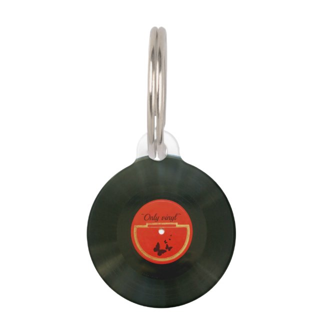 ビニール ペット　ネームタグ (正面)