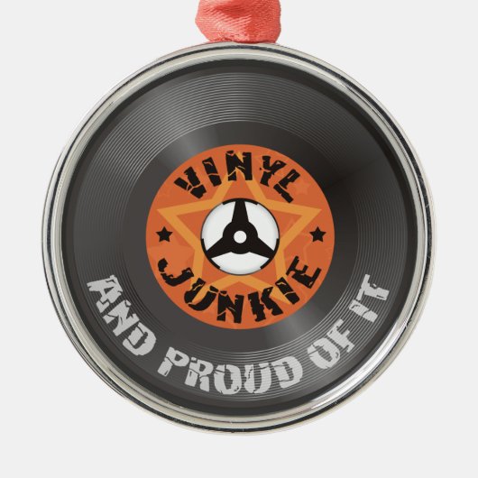 ビニール·ユンキ誇りを持ったーとその メタルオーナメント (正面)