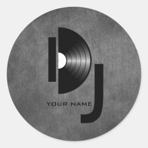 ビニールDJシール ラウンドシール