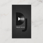 ビニールDJ名刺 名刺 (正面)