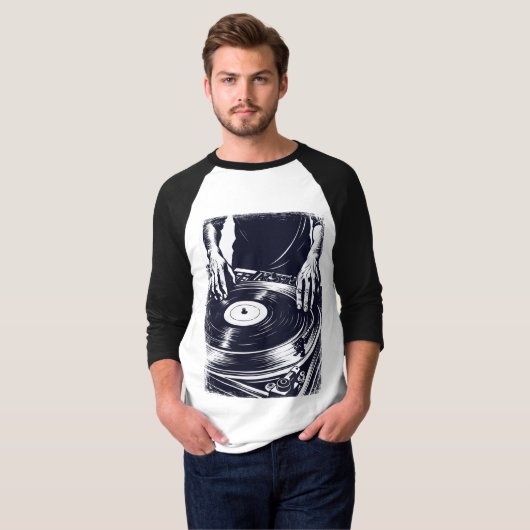 ビニールDJ Tシャツ (正面フル)