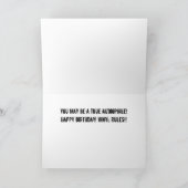 ビニールLPアルバム親聴性誕生日カード カード (内部)