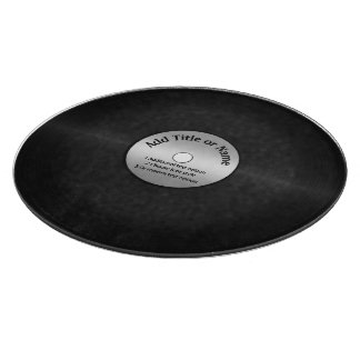 ビニールLPレコードの背景 カッティングボード