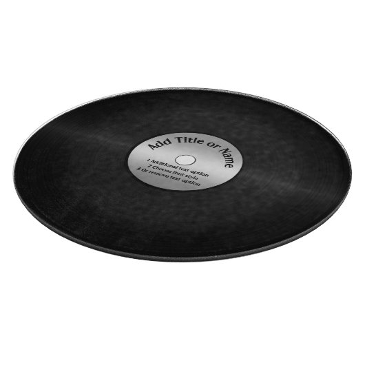 ビニールLPレコードの背景 カッティングボード (角)