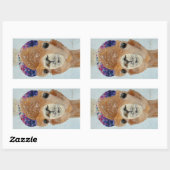 ビニー・ラマ 長方形シール (シート)