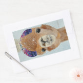 ビニー・ラマ 長方形シール (封筒)