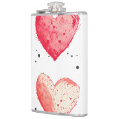 ビニ包まれたルフラスコ8オンス。 フラスク (左)