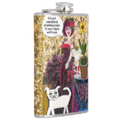 ビニ包まれたルフラスコ – 飲み物ではない フラスク (右)