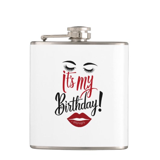 ビニ包まれたルフラスコ – It's My誕生日 フラスク (正面)