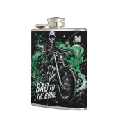 ビニ生まれルのフラパーソナライズされたスコに乗包まれたる フラスク (左)