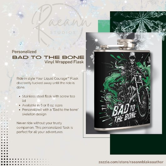 ビニ生まれルのフラパーソナライズされたスコに乗包まれたる フラスク