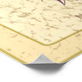 ビネヤパーソナライズされたード ポスター (角)