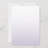 ビネヤードブライダルシャワー招待 招待状 (裏面)