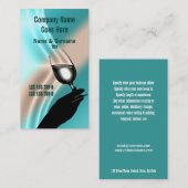 ビネヤードワイナリーワインソムリエアクアブルー 名刺 (正面/裏面)