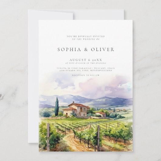 ビネヤール結婚ズ 招待状 (正面)