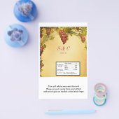 ビネヤ結婚ードの大きいハーシーのラッパー チラシ (シングル)