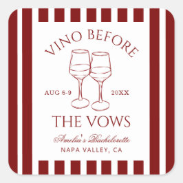 ビノウィザヴォーズバチェロレッテ週末 スクエアシール