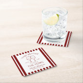 ビノウィザヴォーズバチェロレッテ週末 スクエアペーパーコースター (インサイチュ)