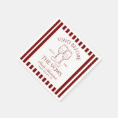 ビノウィザヴォーズバチェロレッテ週末 スタンダードカクテルナプキン (角)