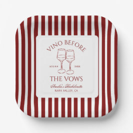 ビノウィザヴォーズバチェロレッテ週末 ペーパープレート