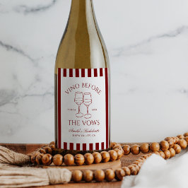 ビノウィザヴォーズバチェロレッテ週末 ワインラベル