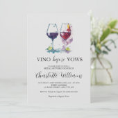 ビノウィーブウズウォーター色ブライダルシャワー 招待状 (スタンド正面)