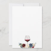 ビノウィーブウワインテイスティングブライダルシャワー 招待状 (裏面)