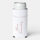 ビノウィーブーズバチェロレッテ/ブライダルパーティ スリム缶クーラー (Seltzer正面)