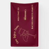 ビノウィーンブウズワインバチェロレッテ週末 横断幕 (縦)