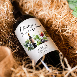ビノエレガントウィーヴズブライダルシャワー ワインラベル