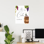 ビノビウエエレガントウズワイナリーブライダルシャワーゲーム ポスター (ホームオフィス)