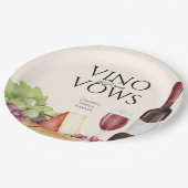 ビノビウズシャルキュテリーボードブライダルシャワー ペーパープレート (アングル)