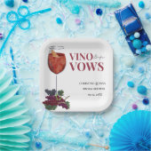 ビノワーブーWIneテイスティングブライダルシャワー ペーパープレート (パーティー)