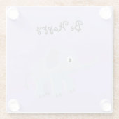 ビハッピーベビーゾウ ガラスコースター (裏面)