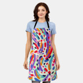 ビバカラーズ！ エプロン (着用した状態)