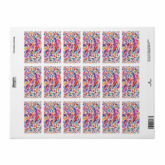 ビバカラーズ！ ラベル (フルシート)