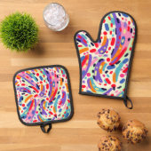 ビバカラーズ！ 鍋つかみ&鍋敷きセット (トップダウン)