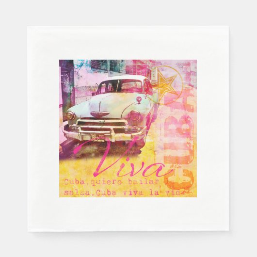 ビバキューバ スタンダードランチョンナプキン (正面)