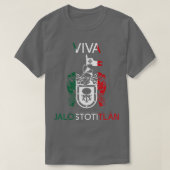 ビバジャロストティトランJaliscoエスタドデメキシコ Tシャツ (デザイン正面)