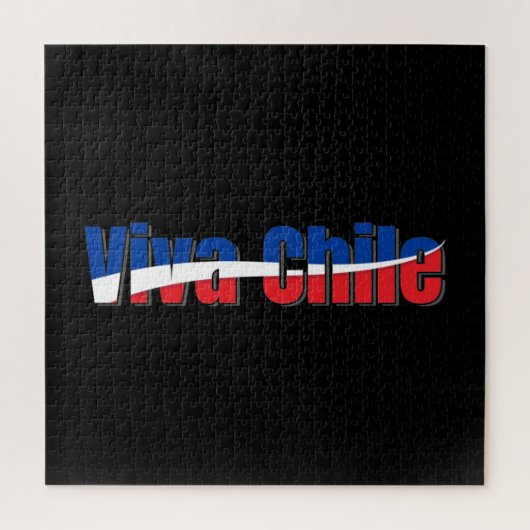 ビバチリ愛国国旗タイポグラフィ ジグソーパズル (縦)