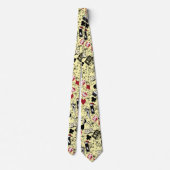 ビバベガスカジノレトロ賭博イエロー ネクタイ (裏面)