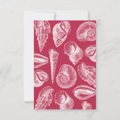 ビバマジェンタ シーシェル サマー ビーチ 返信カード (裏面)