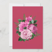 ビバマゼンタフローラ婚約パーティ 招待状 (裏面)