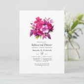 ビバマゼンタフローラ結婚のリハーサルディナー 招待状 (スタンド正面)