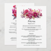 ビバマゼンタフローラ結婚ズ メニュー (正面/裏面)