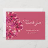 ビバマゼンタフローラ サンキューカード (正面)