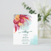 ビバマゼンタブルゴーニュオレンジバラ予算招待状 (スタンド正面)