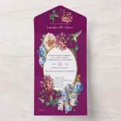 ビバマゼンタ オールインワン招待状 (内側)